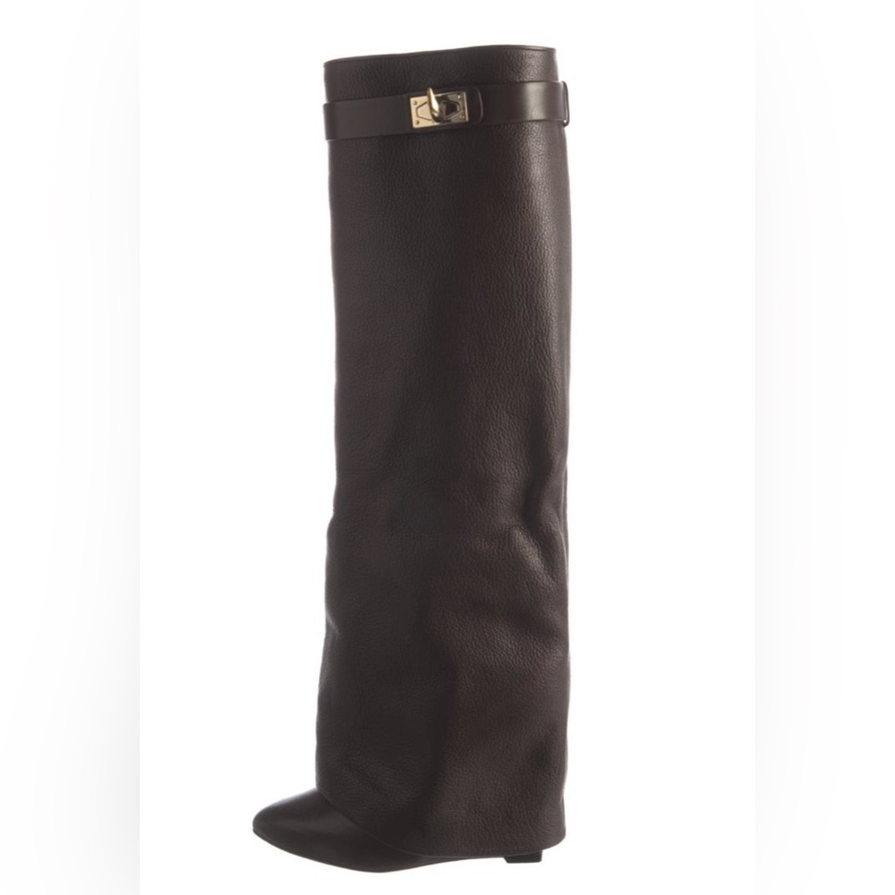 Givenchy Brown Over the Knee Boots